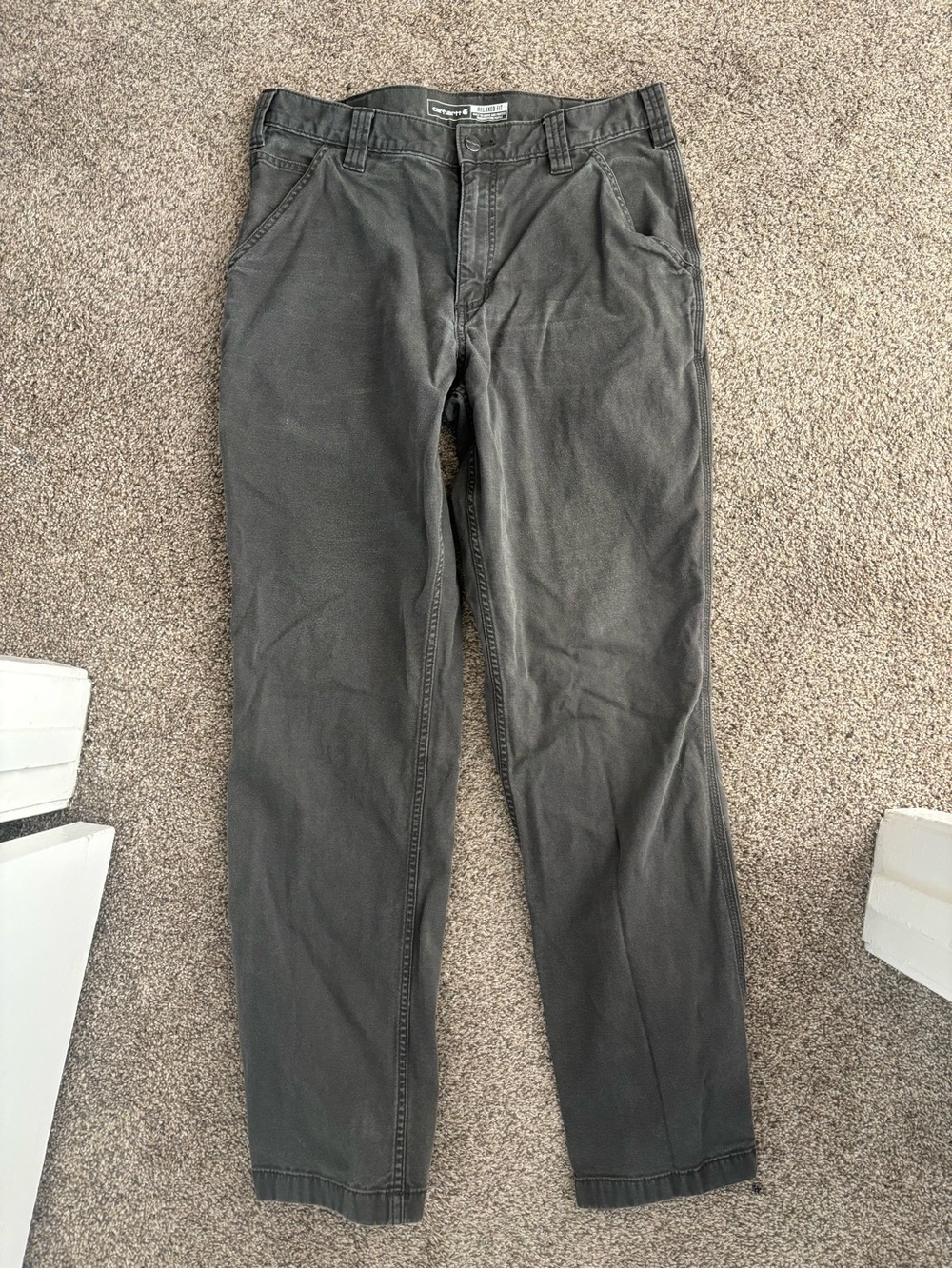 Carhartt Men's Charcoal Brown Relaxed Fit